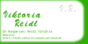 viktoria reidl business card
